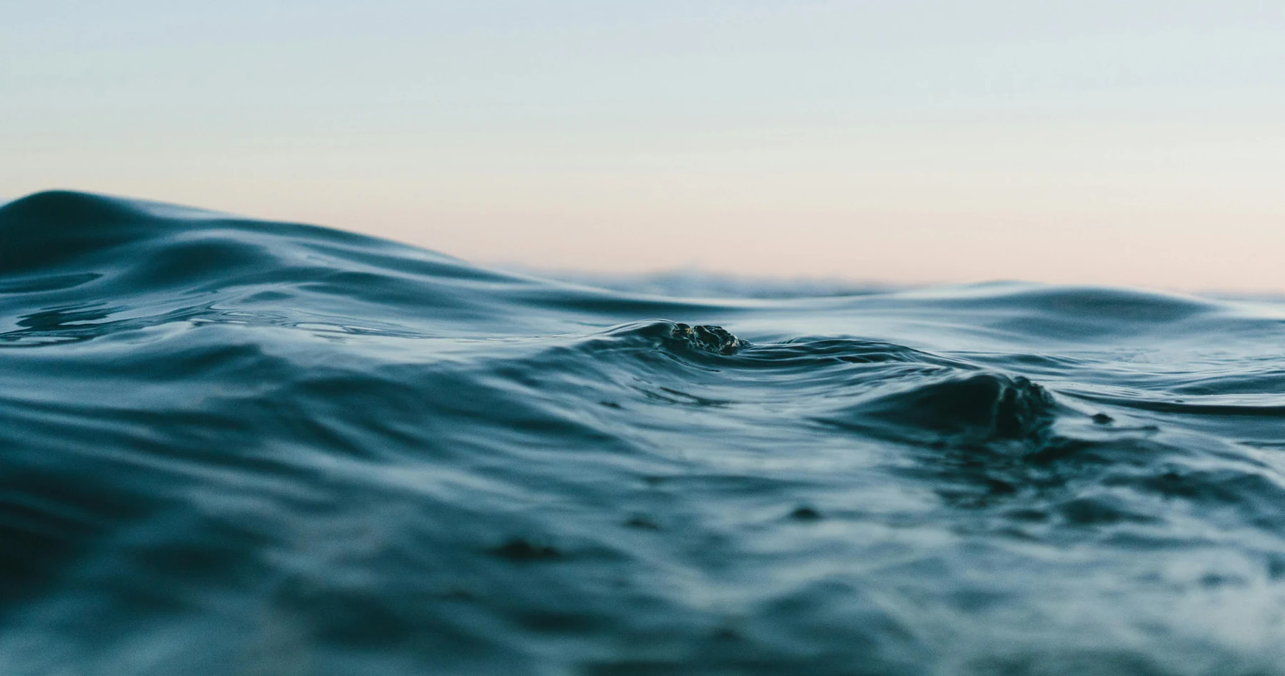 Ocean waves at first light